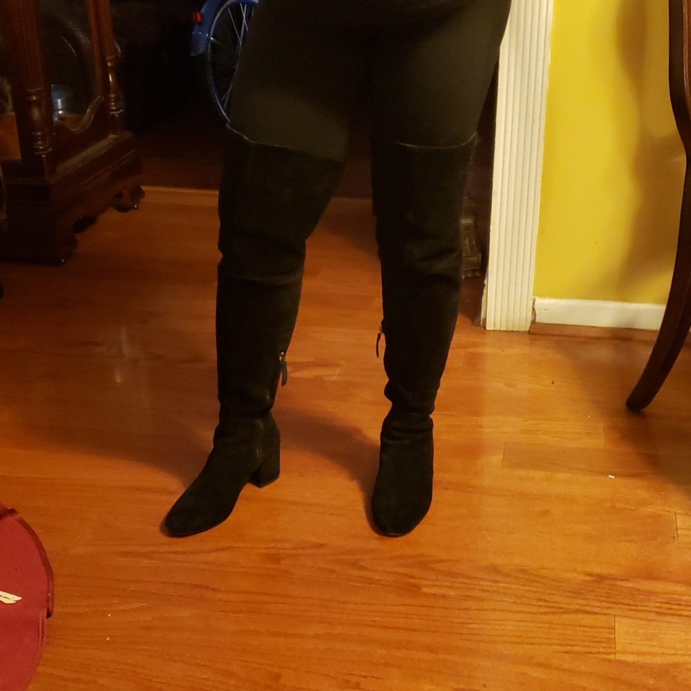 White House Black Market OTK Boots